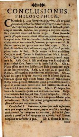 Centuria Conclusionum Philosophicarum