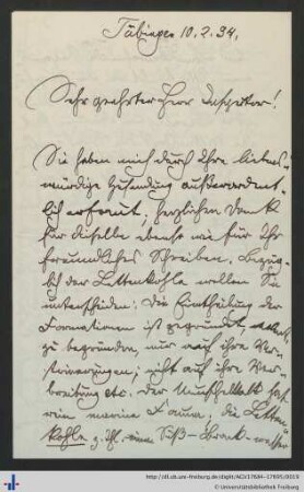 Brief vom 10.02.1894.