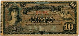 Geldschein, 10.000 Reis, 23.9.1893