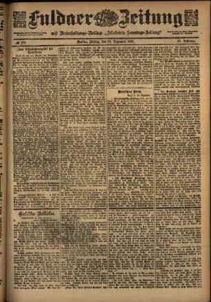Ausgabe vom Freitag, den 27. Dezember 1901.