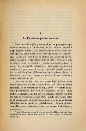 De Augustino Plotinizante in doctrina de deo disserenda : (Jenenser Doctordiss.)