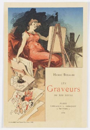 Lithographin im Atelier, erschienen in: Henri Beraldi, "Les Graveurs di XIXe Siècle", Paris 1886
