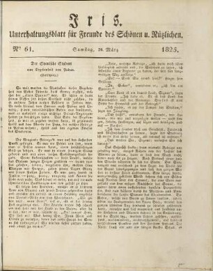 Nro. 61 - Nro 70. 1825 (März / April)