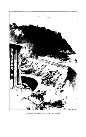 GLIMPSE OUTSIDE OF MODERN ROME
