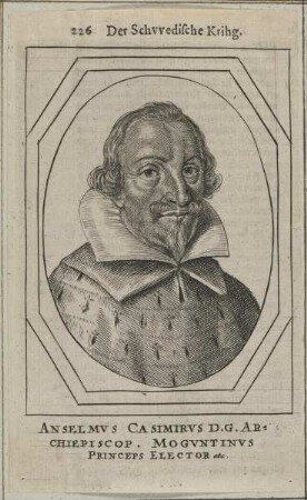 Bildnis des Anselm Casimir Wamboldt von Umbstatt, Erzbischof von Mainz