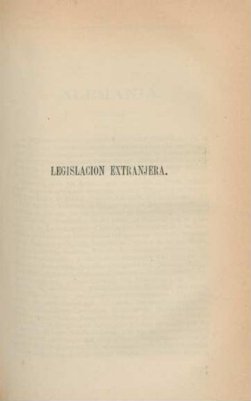 Legislacion extranjera