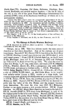 Viâ Chicago & North-Western Railway