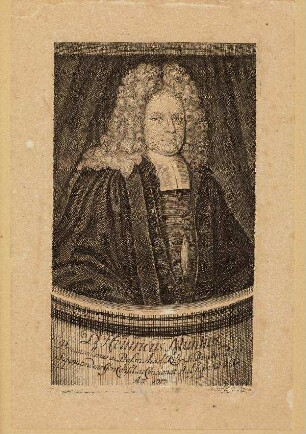 Bildnis von Heinrich Muhlius (1666-1733)