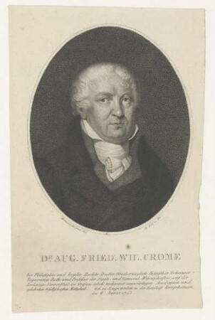 Bildnis des Aug. Fried. Wil. Crome