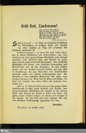 Grüß Gott, Landsmann!