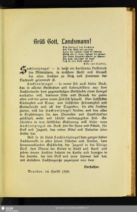 Grüß Gott, Landsmann!