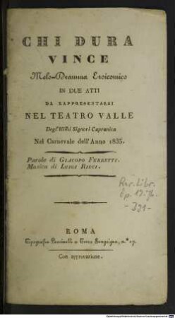 Chi dura vince