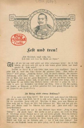 Fest und treu!