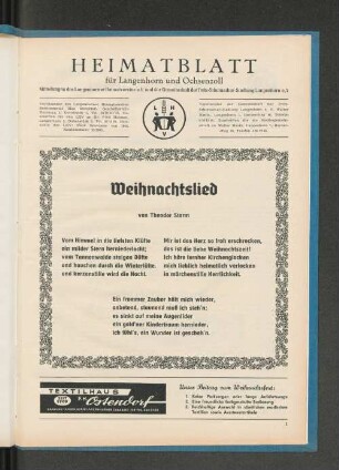 Weihnachtslied