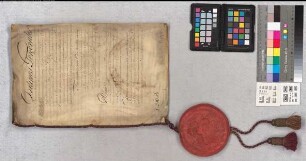 Generalstaaten, England und Kaiser Leopold ratifizieren den Allianzvertrag vom 18.3.1695.