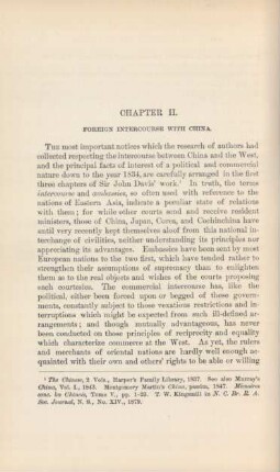 Chapter II. Foreign intercourse with China.