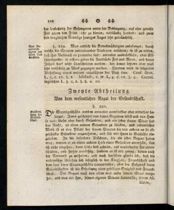 210-231, Zweyte Abtheilung.