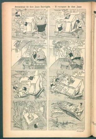 Aventuras de don Juan Barrigón : El veraneo de don Juan