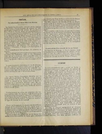Brésil La colonisation dans l'Etat de Parana