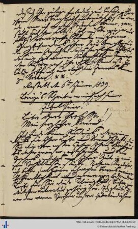 Brief von Josef Loreye an Franz Karl Grieshaber (o.D.)