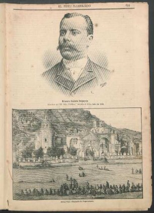 [Retrato de] Ernesto García Irigoyen : Director de "El Bien Público", muerto el 16 de Julio de 1890.