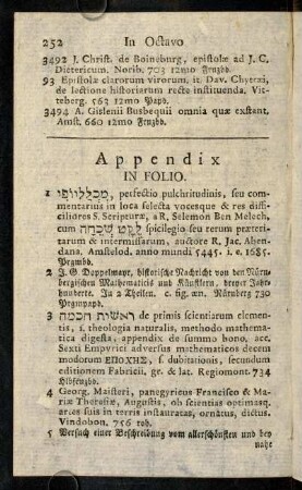 252-265, Appendix