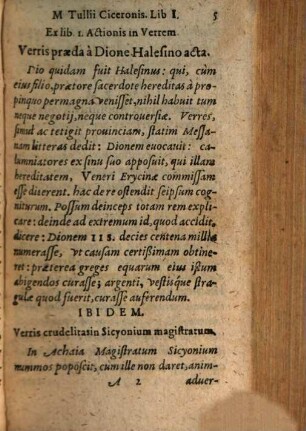 Narrationvm Selectarvm M. Tvllii Ciceronis : Libri Tres. Omnibus Bono, Quibus studium est purè terseque loqui, 1 : ... M. Tulli Ciceronis libri tres