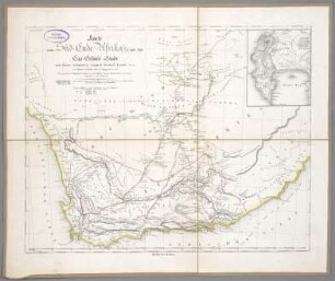 Karte vom Süd-Ende Afrika's und dem Cap-Colonie-Lande