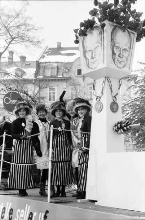 Freiburg: Fasnetumzug 1970