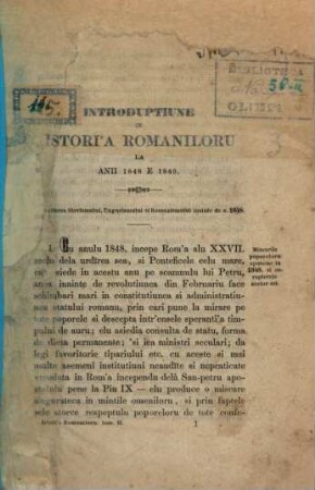 Istori'a Romaniloru din Daci'a Superiore, 2