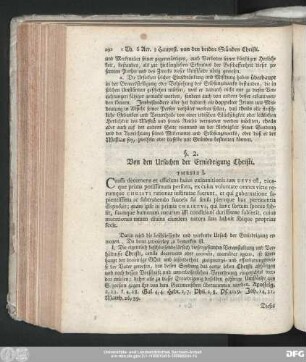 §. 2. Von den Ursachen der Erniedrigung Christi.