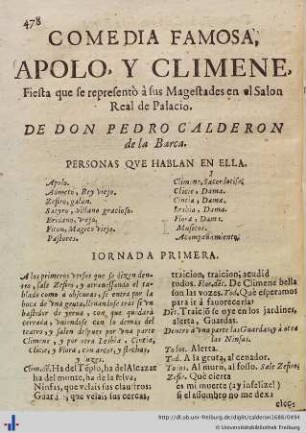 Apolo, y Climene.