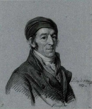 Bildnis Bergler, Joseph, der Jüngere (1753-1829), Maler, Graphiker, Bildhauer