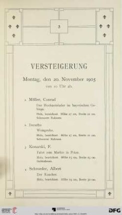 Montag, den 20. November 1905 (Nr. 1-89)