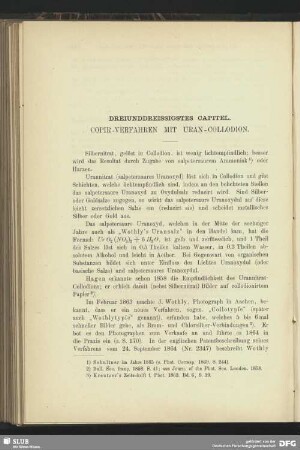 Dreiunddreissigstes Capitel. Copir-Verfahren mit Uran-Collodion
