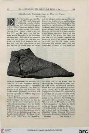 Mittelalterliche Pontifikalschuhe im Dom zu Brixen