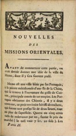 Nouvelles Des Missions Orientales : Reçues au Séminaire des missions étrangeres, à Paris, en 1785 & 1786., 2