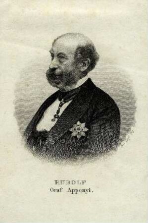 Bildnis von Rudolf Graf Apponyi (1812-1876)