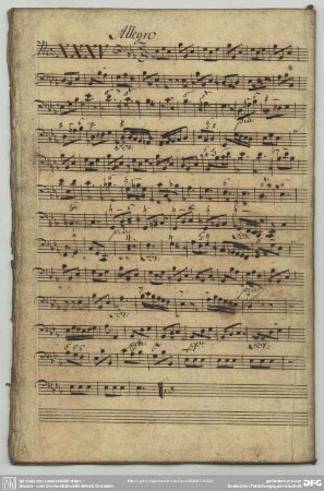 35. Graun, Johann Gottlieb, Sinfonien, GraunWV A:XII:14 