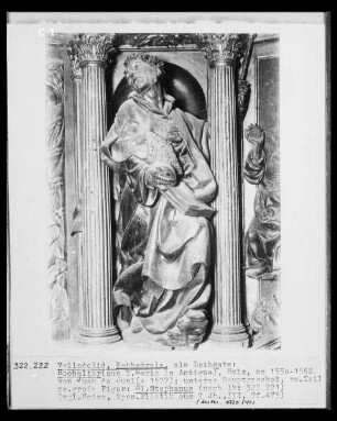 Hochaltar, unteres Hauptgeschoss, rechte Seite: Heiliger Stephanus