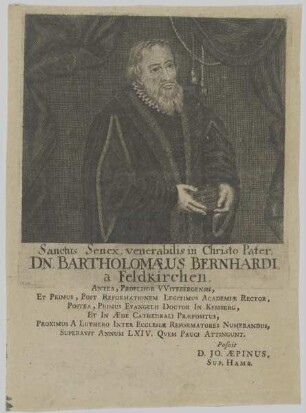 Bildnis des Bartholomäus Bernhardi