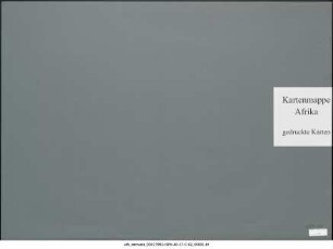 Mittel- und Oberägypten, Nubien von Chartum : 1828-1862 : Kartensammlung