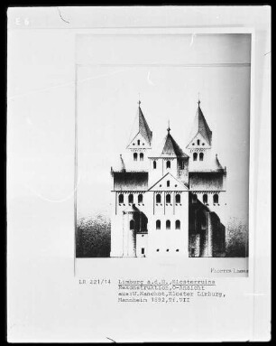 Klosterruine Limburg an der Haardt, Choransicht der Klosterkirche von Ost