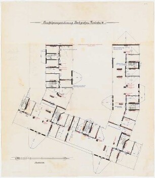 Wohnhäuser Nordufer, Berlin-Wedding: Grundriss DG 1:100