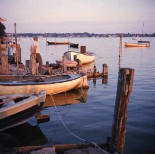 Schleswig. Meeresarm Die Schlei. Fischerdorf Holm