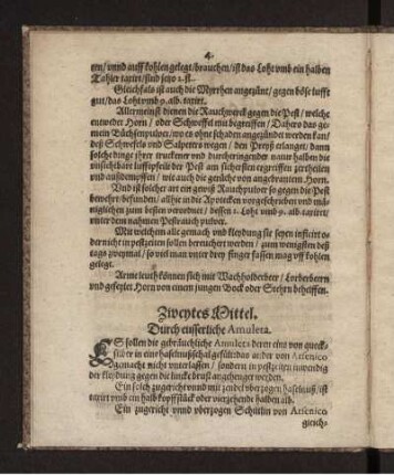 Zweytes Mittel. Durch eusserliche Amuleta