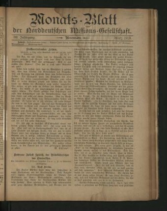 März 1919.