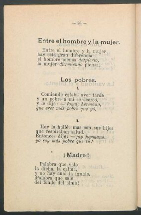 Entre el hombre y la mujer.