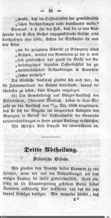 Ständische Gesuchte