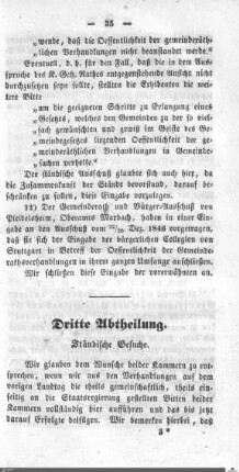 Ständische Gesuchte